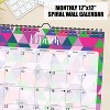 Willow Creek Press 12"x12" 2026 Geometric Spiral Wall Calendar - 4 of 4