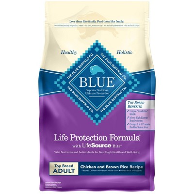 Blue Buffalo Life Protection Chicken & Brown Rice Recipe Toy Breed Adult Dry Dog Food - 4lbs