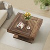 UbMelt Wooden Coffee Table Modern 31.5 Inch Center Table for Living Room,Brown - 2 of 4