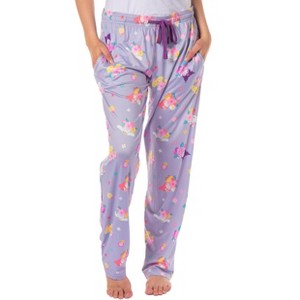 Women's Sanrio Hello Kitty And Friends My Melody Kuromi Floral Pajama Pants - 1 of 4