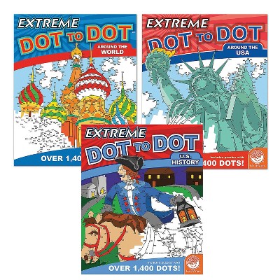 MindWare Extreme Dot To Dot: People & Places Set Of 3 - Brainteasers