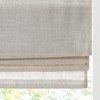 Dsvimoy Curtain Panel Linen Blend Light Filtering Cordless Roman Shade for Stylish Spaces, Off-White, 10.24"*5.32"*7.48" - 4 of 4