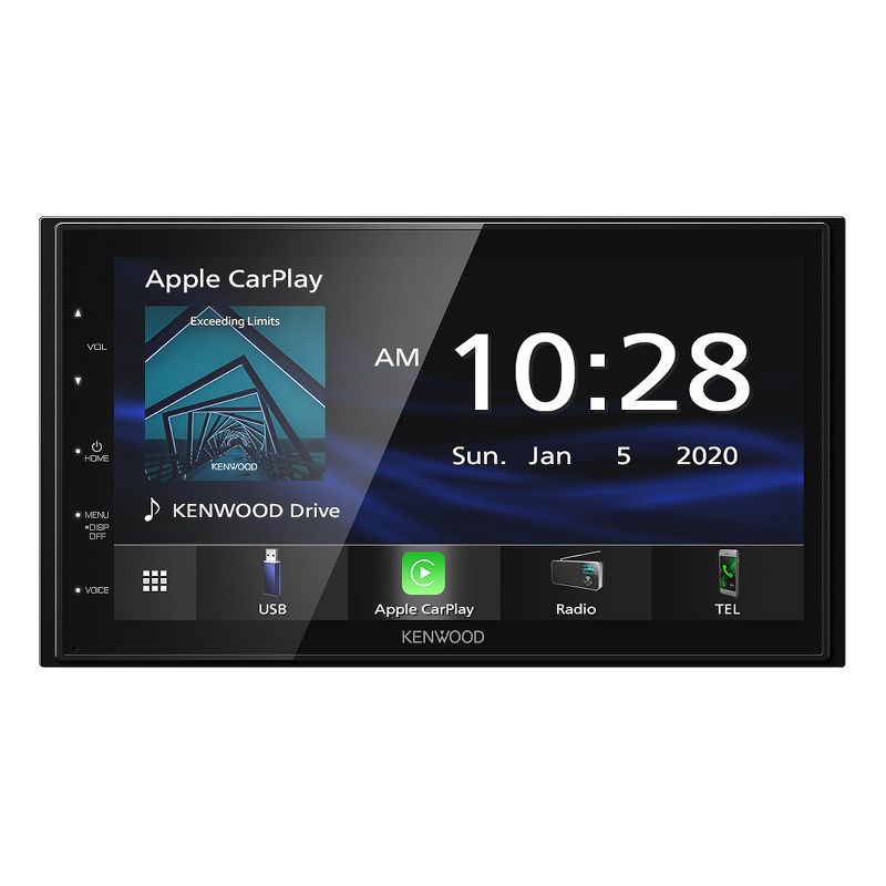 Kenwood DMX4707S 6.8" Digital Media Touchscreen Receiver w/ Apple CarPlay and Android Auto, 2 of 6