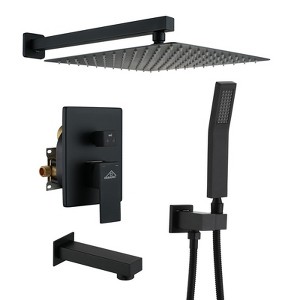CASAINC Rainfall Shower System with Handheld Spray Combo - 1 of 1