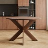 Christopher Knight Home Isra Mid-Century Modern 46" Round Dining Table with Criss Cross Legs - 2 of 4