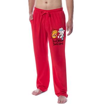 The Year Without a Santa Claus Mens' Heat Miser Snow Sleep Pajama Pants Red
