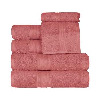 Classic Plush Absorbent 6-Piece Towel Set by Blue Nile Mills