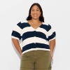 Women's Puff Short Sleeve V-Neck Cardigan - Wild Fable™ - 2 of 3