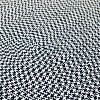 Colonial Mills Milton Houndstooth Tweed Braided Rug, Navy 27" x 46", Oval Shape - 2 of 4