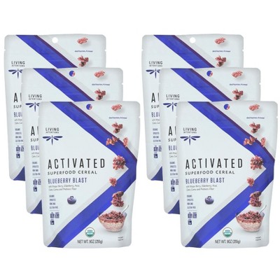 Living Intentions Activated Blueberry Blast Superfood Cereal - Case of 6/9 oz