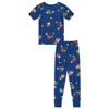 Nintendo Boys Mario Pajamas Set - 2 Piece Short Sleeve Super Mario Pajamas - Short Sleeves and Pants Pajamas Set - 2 of 4