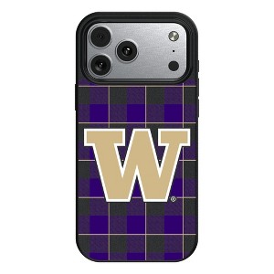 NCAA Big Ten Universities Plaid MagSafe Compatible Cell Phone Case for Apple iPhone 17 Series - 1 of 4