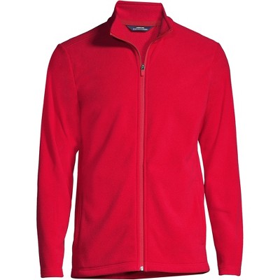 Lands' End Men's Thermacheck 100 Fleece Jacket - Large - Rich Red — фото 2