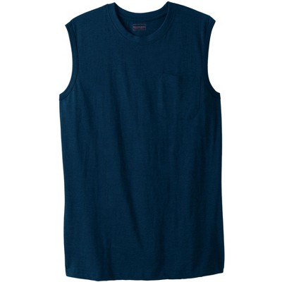 Boulder Creek by KingSize Men's Big & Tall Heavyweight Pocket Muscle Tee