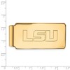 Black Bow Jewelry 10k Yellow Gold Louisiana State Fighting Tigers NCAA Money Clip - 2 of 3