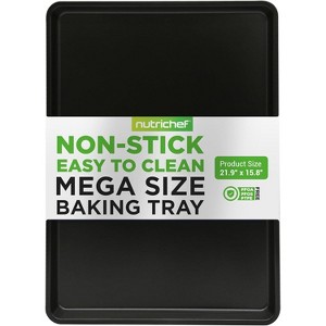 NutriChef Non-Stick Mega Bake Pan with Metallic Coating (NCLGBLK1.5) - 1 of 4