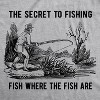 Mens The Secret To Fishing Tshirt Funny Fathers Day Fisherman Tee - Crazy Dog Men's T Shirt - 2 of 4