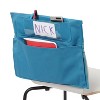 Canvas Desk Tool Holder Deep Sea Blue - up&up™: Office Supplies Organizer, Polyester Canvas, 15" Height, 18" Width - 2 of 3