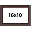PosterPalooza | Linear Brown Picture Frame - UV Acrylic, Backing Board, Hanging Hardware Included - 2 of 4