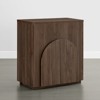 Spruce & Spring Modern Sideboard Buffet Cabinet with Wave Design - 4 of 4