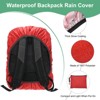 Unique Bargains Waterproof Backpack Rain Cover with A Carry Pouch for Hiking/Biking 1 Pc - 2 of 4