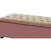 CAVINAS Square Linen Storage Ottoman Bench with Lift Top and Metal Legs,Upholstered Storage Ottoman,Storage Benches for Living Room,Bedroom - 4 of 4