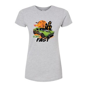 Women's - Hot Wheels - Halloween Fitted Graphic T-Shirt - 1 of 3