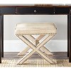 Palmer Ottoman With Silver Nailhead - MCR4589 - Safavieh - 2 of 4