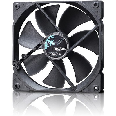 Fractal Design Dynamic GP-14 140 mm Cooling Fan Black - 1 x 140 mm - 1 x 68.4 CFM - 18.9 dB(A) Noise - Hydraulic Bearing - 3-pin