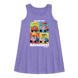 - Little Tikes - Ready for Adventure Graphic Sleeveless Aline Dress - 1 of 3