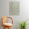 Sewzinski Mod Pink Flowers On Green Poster - Society6 - 2 of 2