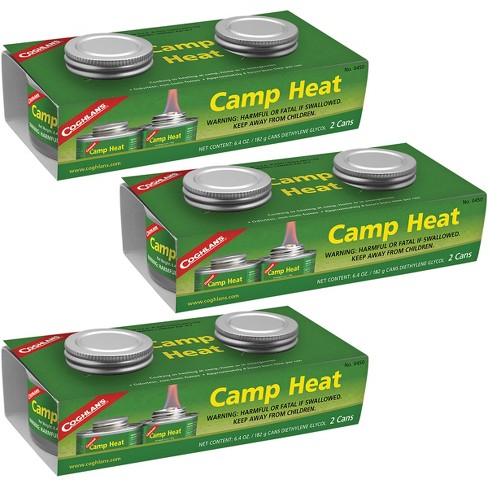 Coghlan's Camp Heat Emergency Cooking Fuel Can (6 Pack
