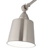 360 Lighting Mendes Modern Wall Lamps Set of 2 Brushed Nickel Hardwire 5 3/4" Light Fixture Adjustable Metal Shade for Bedroom Reading Living Room - 2 of 4