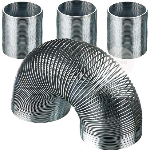 Kicko Metal Coil Spring Walking Spring Toy - 4 Pack, Silver : Target