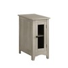 Racxily Narrow Accent Table, Rectangle Side Table with Grey Veneer Finish - 4 of 4