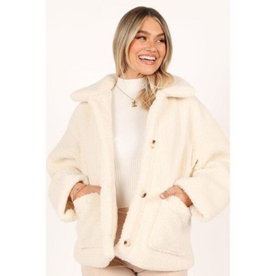 Teddy jacket best sale womens with hood