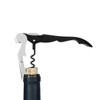 True TrueTap Double Hinged Waiter’s Corkscrew, Black Wine Bottle Opener with Flat Foil Cutter, Wine Key - 4 of 4