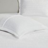 Okak Ivory White Plush Polyester Bed Comforter Set with Hypoallergenic Down Alternative Filling,Reverse Lightweight Comforter Bedding Sets - 4 of 4