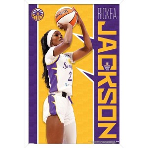 Trends International WNBA Los Angeles Sparks - Rickea Jackson 25 Framed Wall Poster Prints - 1 of 4