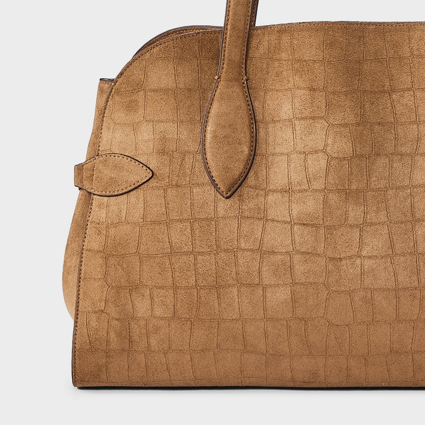 Сумка A New Day Faux Suede Commuter Satchel, цвет: Светлый коричневый — фото 4