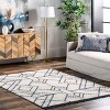 Nuloom Carlina Geometric Shag Fringe Indoor Area Rug - 2 of 4