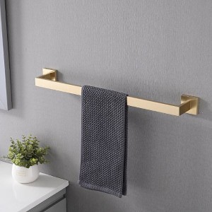 Complete 4-Piece Bathroom Accessory Set: Maximizing Convenience with a Chic and Sophisticated Aesthetic Upgrade for Your Washroom. - 1 of 4