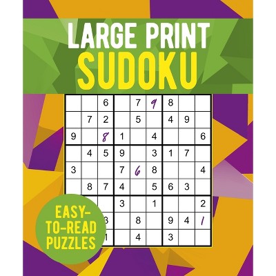 Large Print Sudoku - by  Eric Saunders (Paperback)