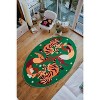 Lany Space Maggie Stephenson Oval Wild Stars Rug - 2 of 4