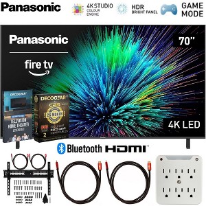 Panasonic 70 inch LED 4K Ultra HD Smart Fire TV with 26 Months Protection Bundle - 1 of 4