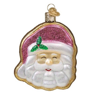 Old World Christmas Blown Glass Ornament for Christmas Tree, Papa Noel Sugar Cookie