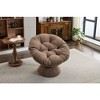 CAVINAS Oversized Swivel Accent Chair, 360-degree Swivel Barrel Chair, Upholstered Swivel Chair, Papasan Chair for Living Room Bedroom - 3 of 4