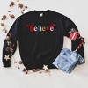 Simply Sage Market Women's Graphic Sweatshirt Believe Colorful - 3 of 4