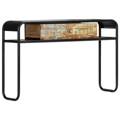 vidaXL Console Table 46.5"x11.8"x29.5" Solid Reclaimed Wood