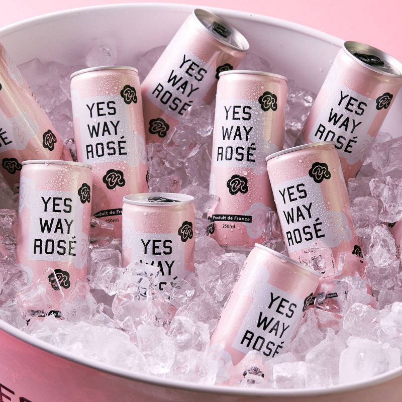 Yes Way Ros&#233; Wine - 4pk/250ml Cans, 5 of 14